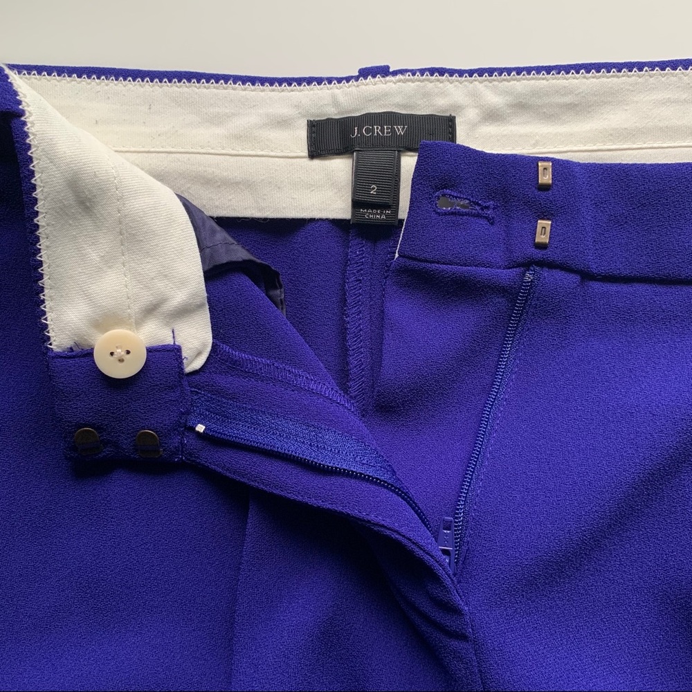 J.Crew Royal Blue Crepe Shorts